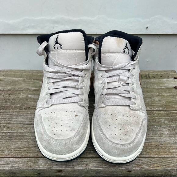 Nike Air Jordan 1 Retro Mid SE Brown Elephant dz4129-102 8.5 - Picture 2 of 8